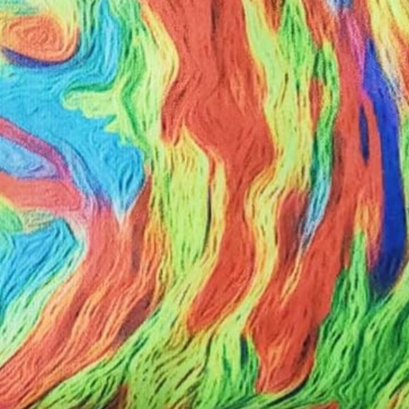 Black Light Neon Starry Night Vincent Van Gogh Big Wall Tapestry Blacklight New - Picture 7 of 8